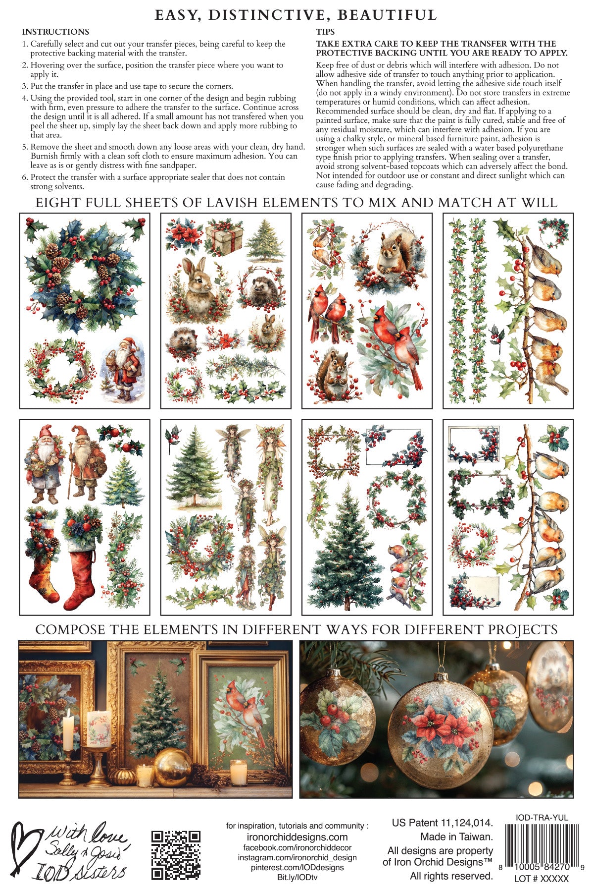 Yuletide - Transfer by Iron Orchid Designs Limited Edition Christmas 2024