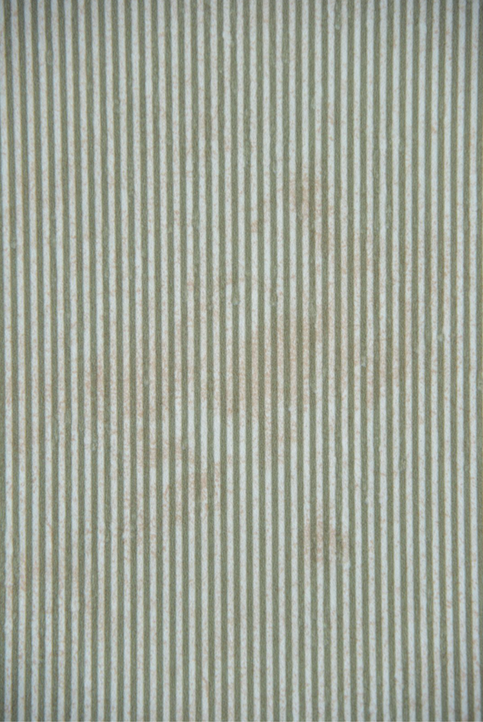 Wallpaper / wall paper - Narrow striped - Dusty green