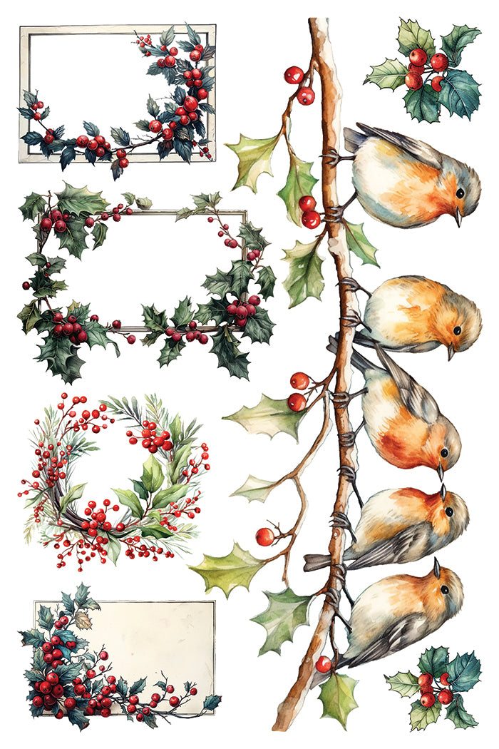 Yuletide - Transfer by Iron Orchid Designs Limited Edition Christmas 2024