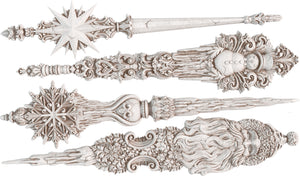 Christmas Tapers  Decor Mould by Iron orchid Designs IOD Christmas 2024
