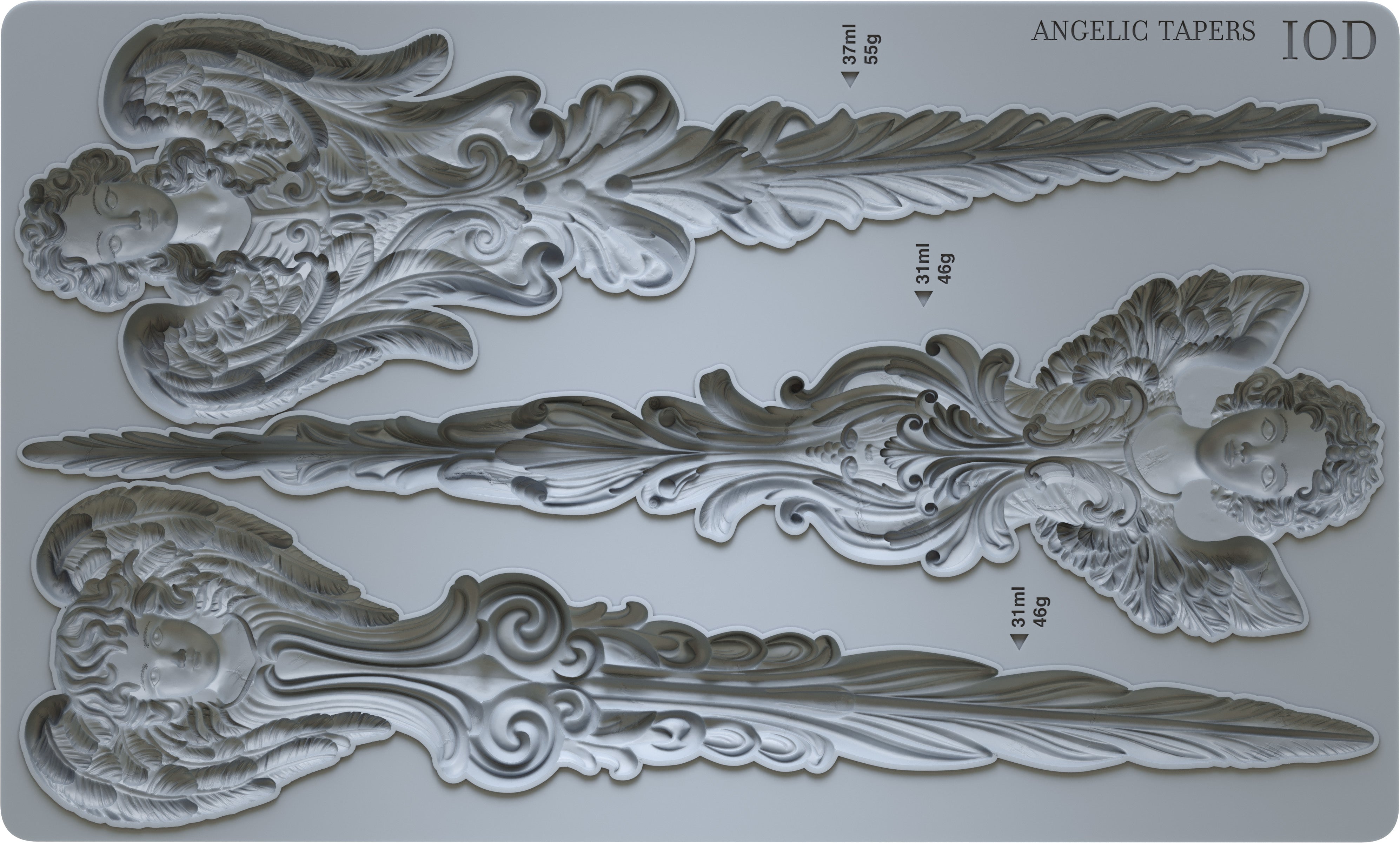 Angelic Tapers  Decor Mould by Iron orchid Designs IOD Christmas 2024