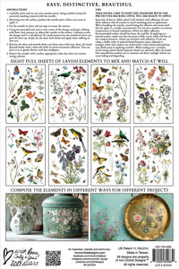 Wilde Bloemen Transfer by Iron Orchid Designs IOD Spring 2025 Launch