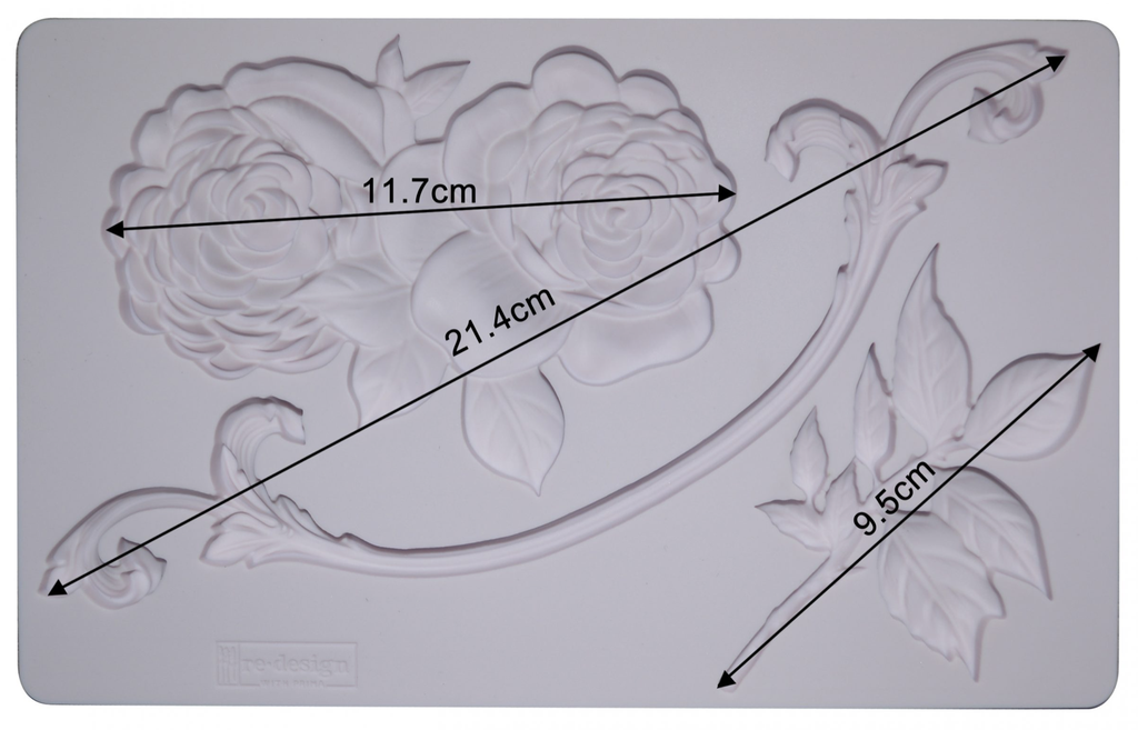 Victorian Rose Decor Mould by Redesign