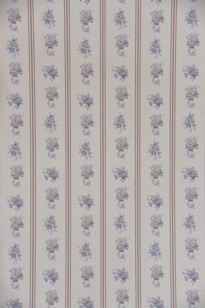 Wallpaper / wall paper - Roses forever - Striped