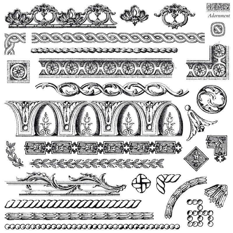 Adornment Stamp by Iron Orchid Designs IOD