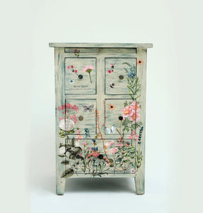 Botanical Paradise Decor Transfer Redesign with Prima