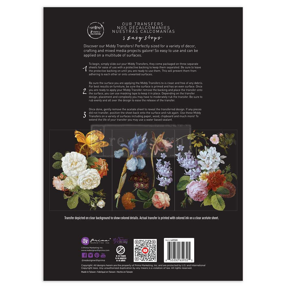 Blossomed Beauties  Decor Transfer by Redesign by Prima