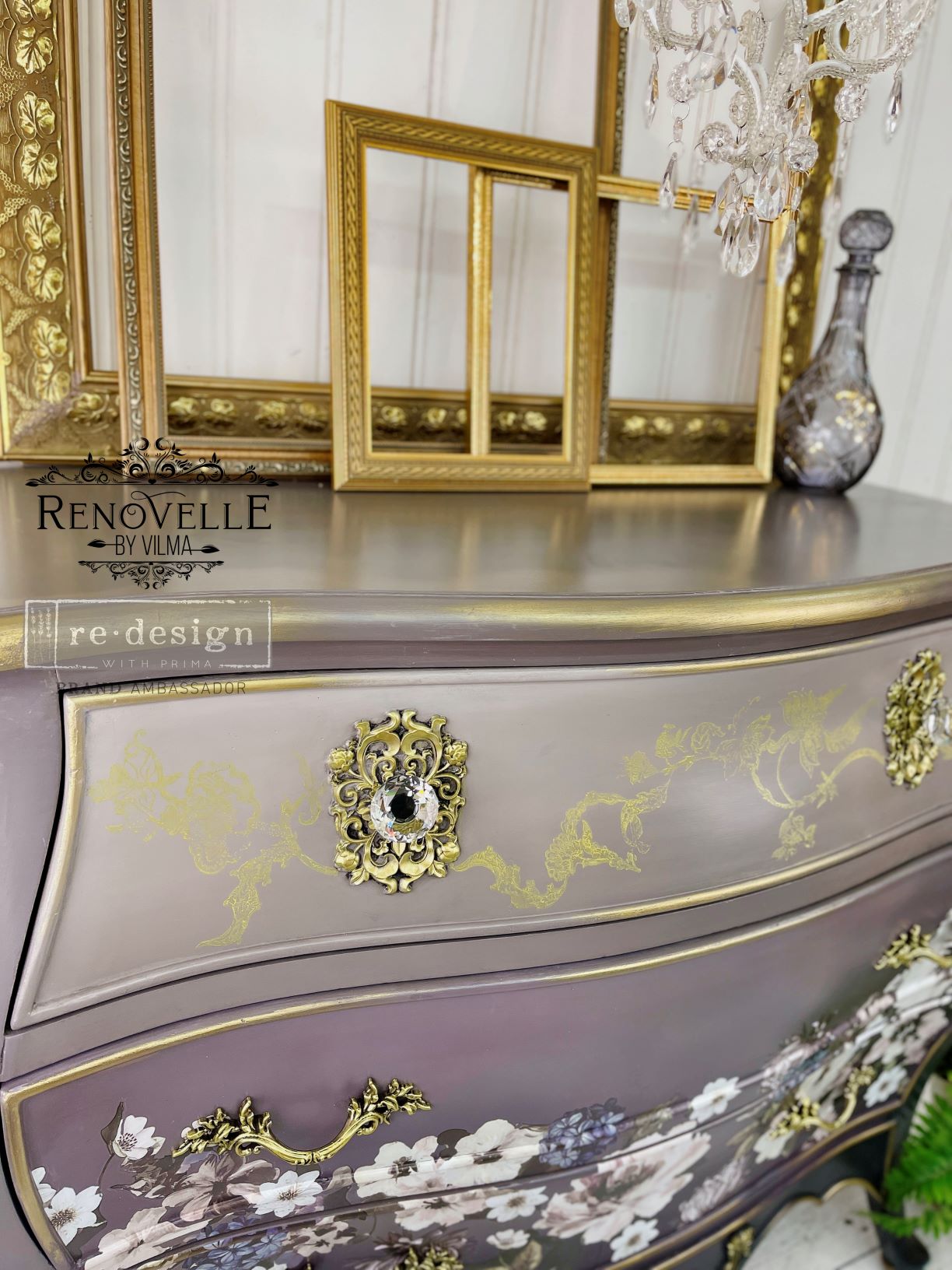 Lilian Scrolls Decor Mould by Redesign with Prima