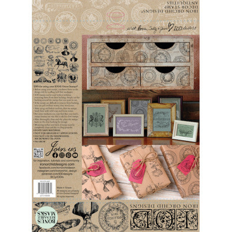 Antiquities Stamp by Iron Orchid Designs