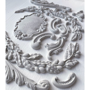 Olive Crest Decor Mould by Iron Orchid Designs IOD